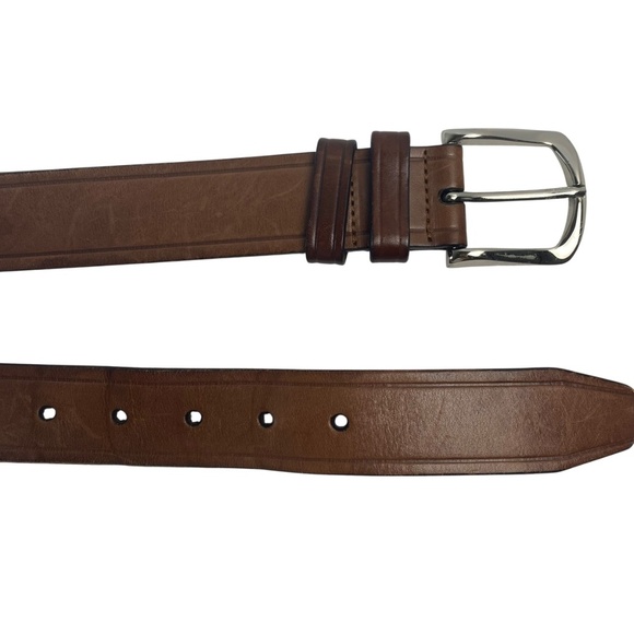 COLE HAAN  Men’s Genuine Leather Belt in Dark Brown Size 36 - Picture 2 of 8